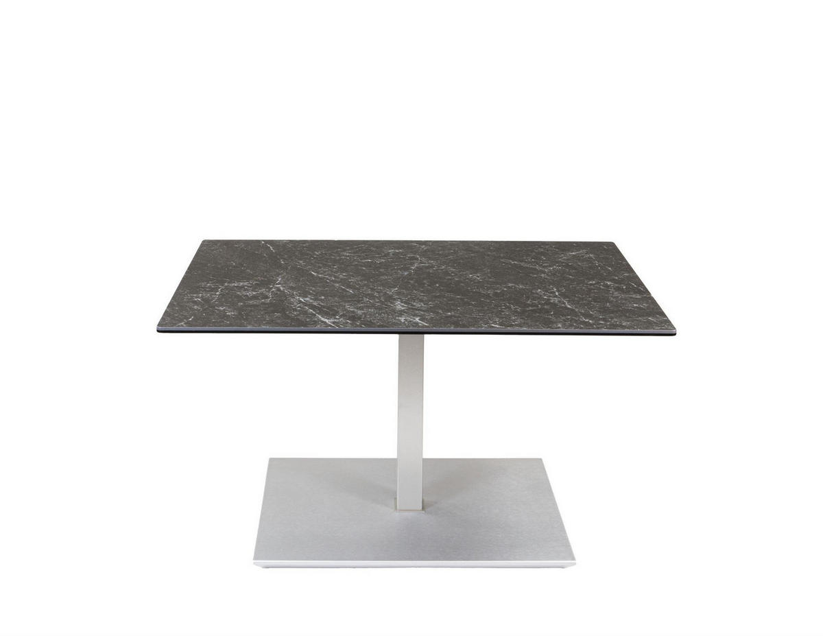 FUNKTIONSTISCH Cayla 90x60x47 höhenverstellbar Perlsilber/Keramik - Grau, Keramik (90/60/47cm) - 58aufmkessel