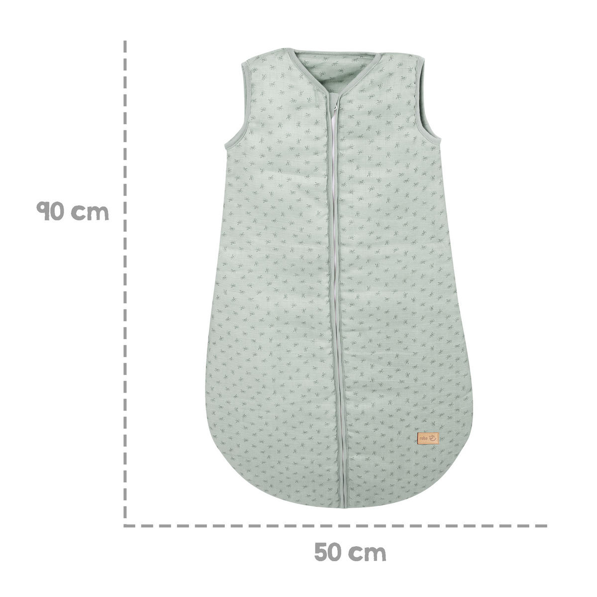 BABYSCHLAFSACK Lil Planet 90 cm frosty green - Grün, Textil (50/90cm) - Roba