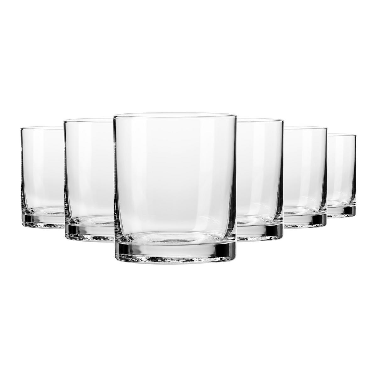 WASSERGLÄSER XNO, 6er-Set, 260 ml - Transparent, Glas (0.26L) - Krosno Glass