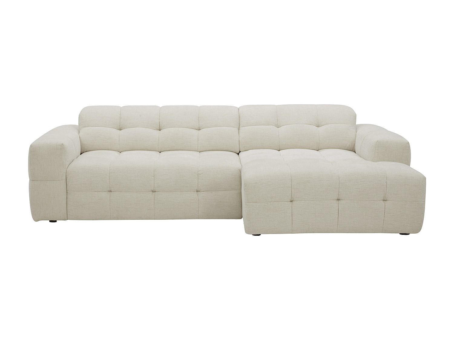 Vente-Unique Relaxsofa Beige 268x77x157 cm