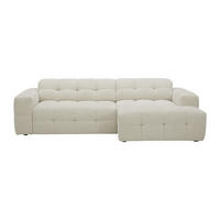 RELAXSOFA - 4 Personen - stoff - beige Vikono - Beige, Kunststoff/Textil (268/77/157cm) - Vente-Unique