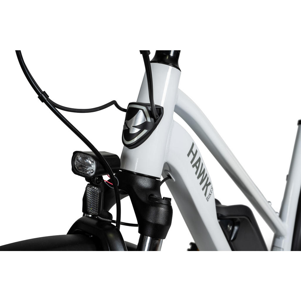 Thumbnail - Hawk Bikes E-Trekking, Weiß, Metall, 48 cm, Freizeit, E-Mobilität, E-Bikes