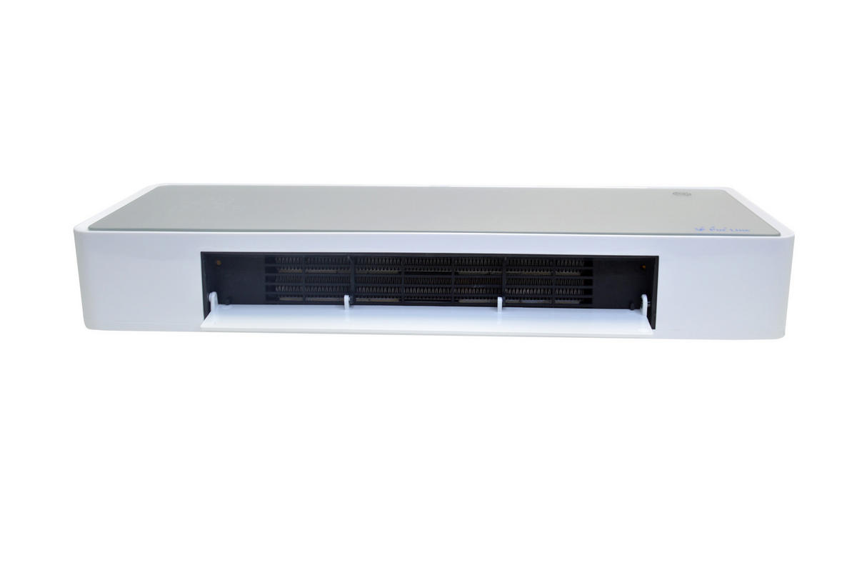 SPLIT-WANDHEIZUNG Grau mit Fernsteuerung und Programmierung 2000 W - Grau, Kunststoff (54/19/12cm) - Purline