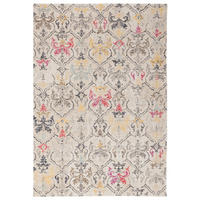 KURZFLOR DESIGNER TEPPICH MODERN VINTAGE ORIENT MUSTER - Creme, Textil (160/230cm) - Pergamon