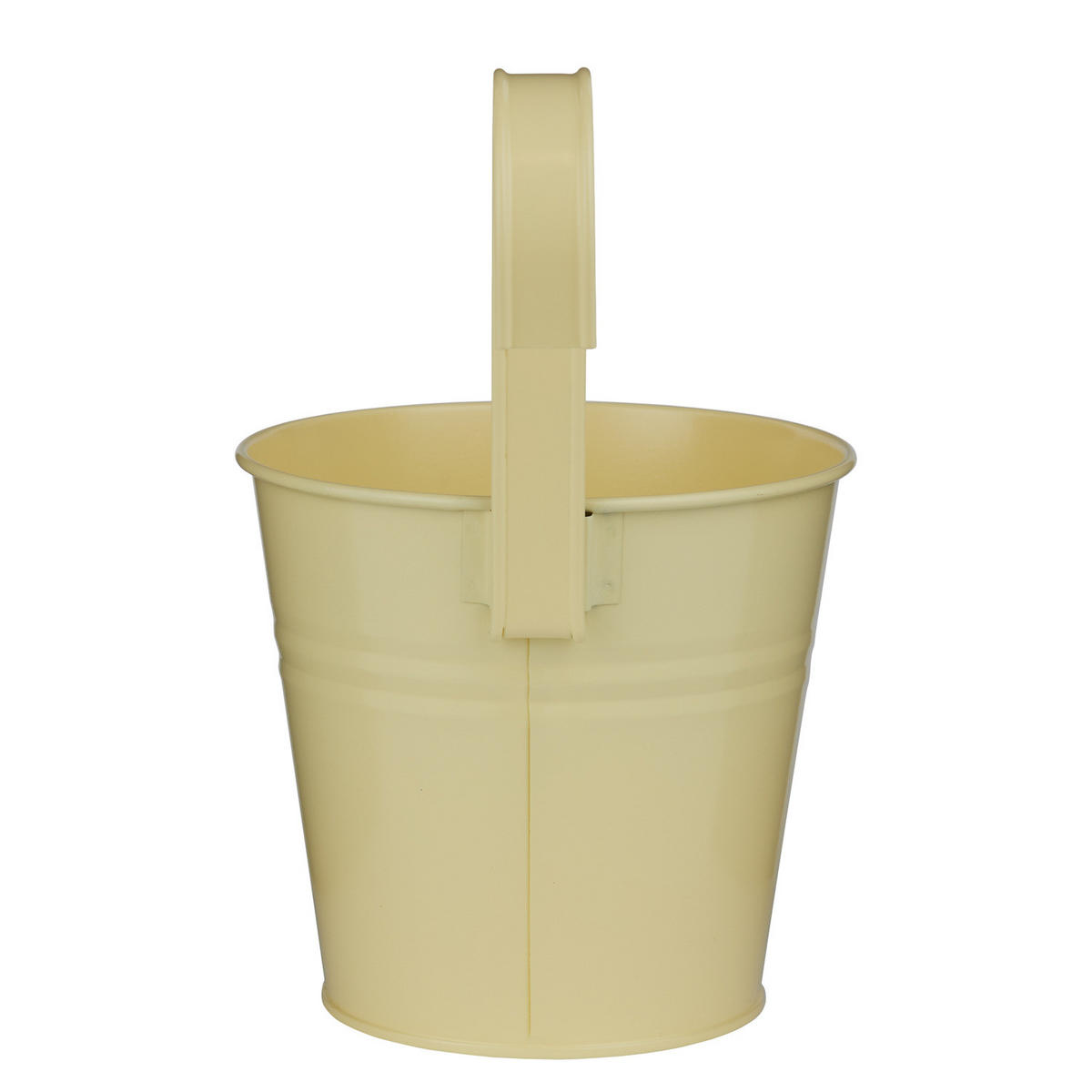 HÄNGEKASTEN Zinc Ø16cm - Gelb, Metall (15cm) - Butlers