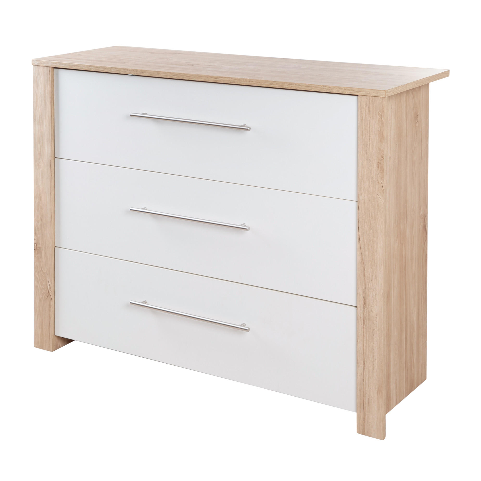 WICKELKOMMODE Malo - Weiß, Holzwerkstoff (112/98/75cm) - Roba