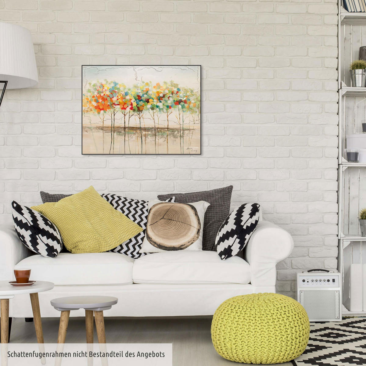 ÖLGEMÄLDE 80/60 cm - Multicolor, Holz/Textil (80/60cm) - KUNSTLOFT