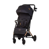 BUGGY Pixie schwarz gold zusammenklappbar Getränkehalter Korb 22 kg - Schwarz, Metall (78/53/104cm) - Chipolino