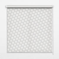 VNÚTORNÁ roleta - okenná roleta - roleta - 120x140 cm - Sivé štvorce - sivá, plast (120/140/0.5cm) - TULUP
