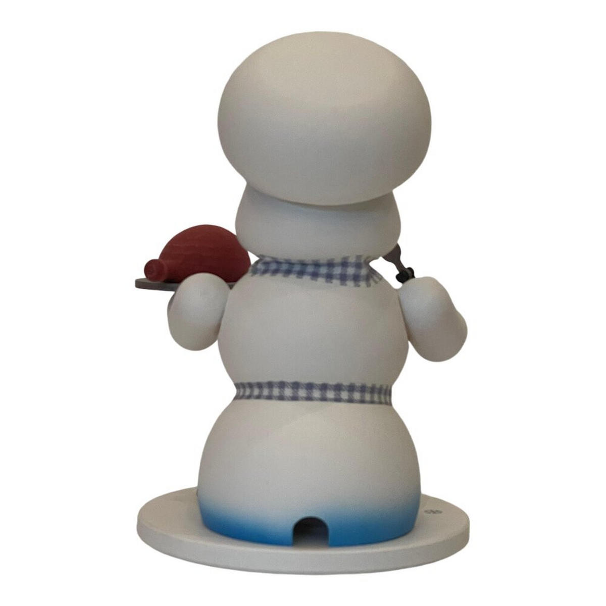 RAUCHFIGUR Schneemann Weiß Fleischer 19 cm - Multicolor, Holz (15/19/0.1cm)