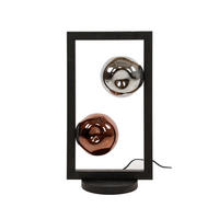 TISCHLEUCHTE Stellar Schwarz 20/30/ 55 cm - Schwarz, Glas (20/30/55cm) - Hoyz Collection