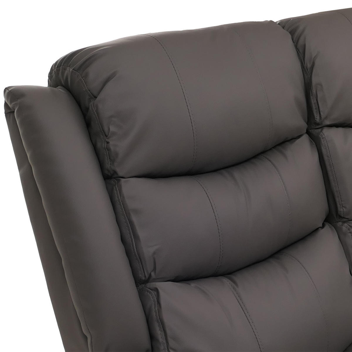 3ER KINOSESSEL Grau - Grau, Textil (181/107/164cm) - MCW