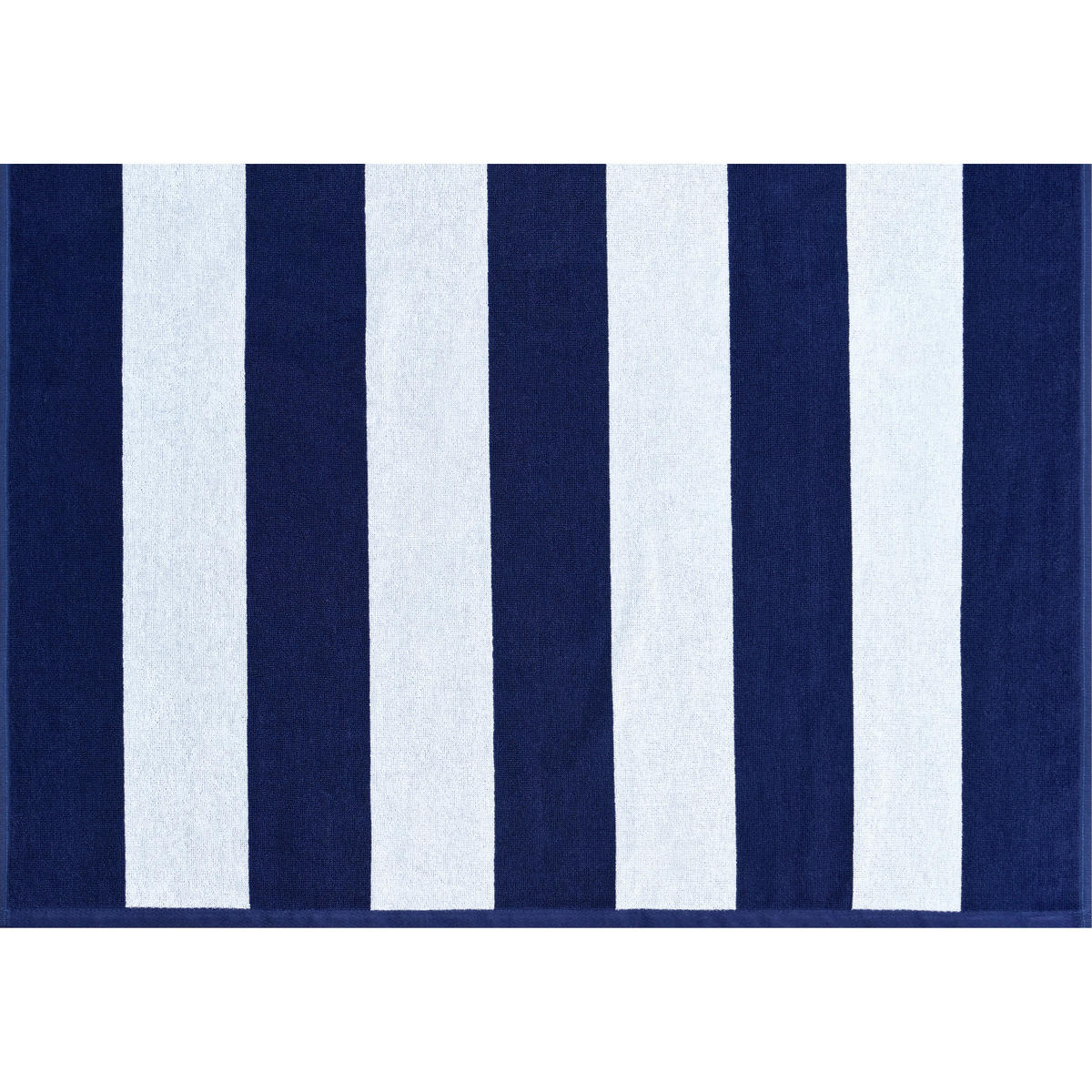 STRANDTUCH BEACH STRIPES 5582 NAVY -16 - Blau, Textil (90/180cm) - Cawoe