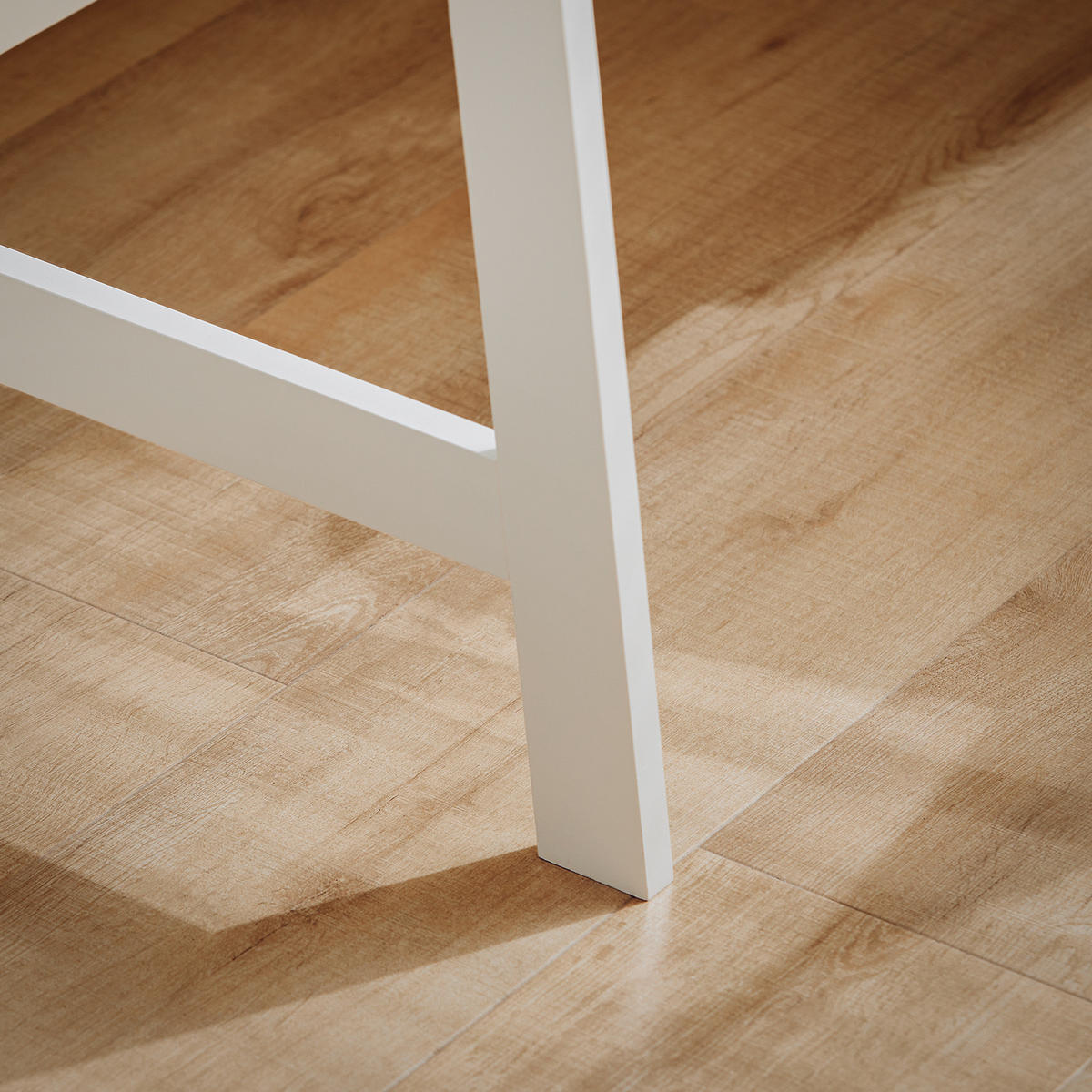 SCHREIBTISCH Weiß-Natur - Weiß, Holzwerkstoff (51/125/80cm) - SoBuy