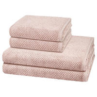 FROTTIERSET Pure 4-teilig - Rosa, Textil (50/100cm) - Cawö