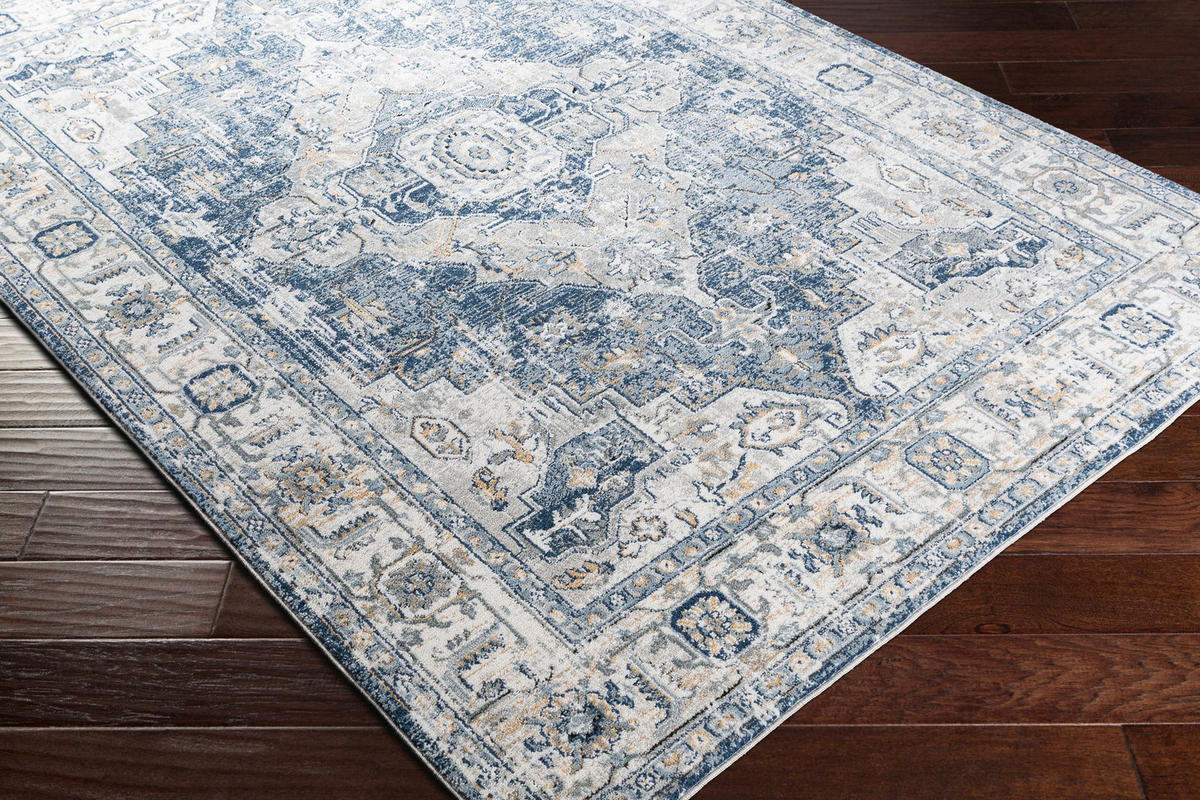 VINTAGE-TEPPICH 200/275 cm Blau - Blau, Naturmaterialien/Textil (200/275cm) - LIVABLISS