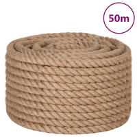SEIL 100% Jute 20 Mm 50 M - Braun, Naturmaterialen (5000/2/1cm) - vidaXL