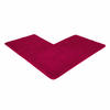 ECKBADEMATTE PARIS - Pink, Textil (100/100cm) - WohnDirect