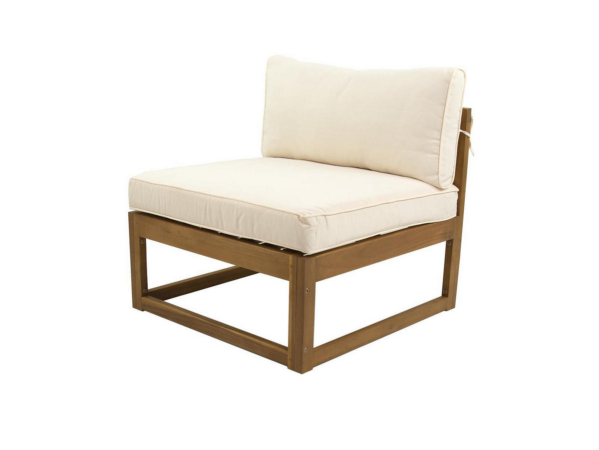 ECKLOUNGE-SET Karmoy Akazienholz FSC 100 für 4 Personen - Braun, Kunststoff - Green Spirit