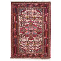 TEPPICH Assadabad Mehrfarbig 116/80 cm Schurwolle - Multicolor, Textil (80/116cm) - Looma