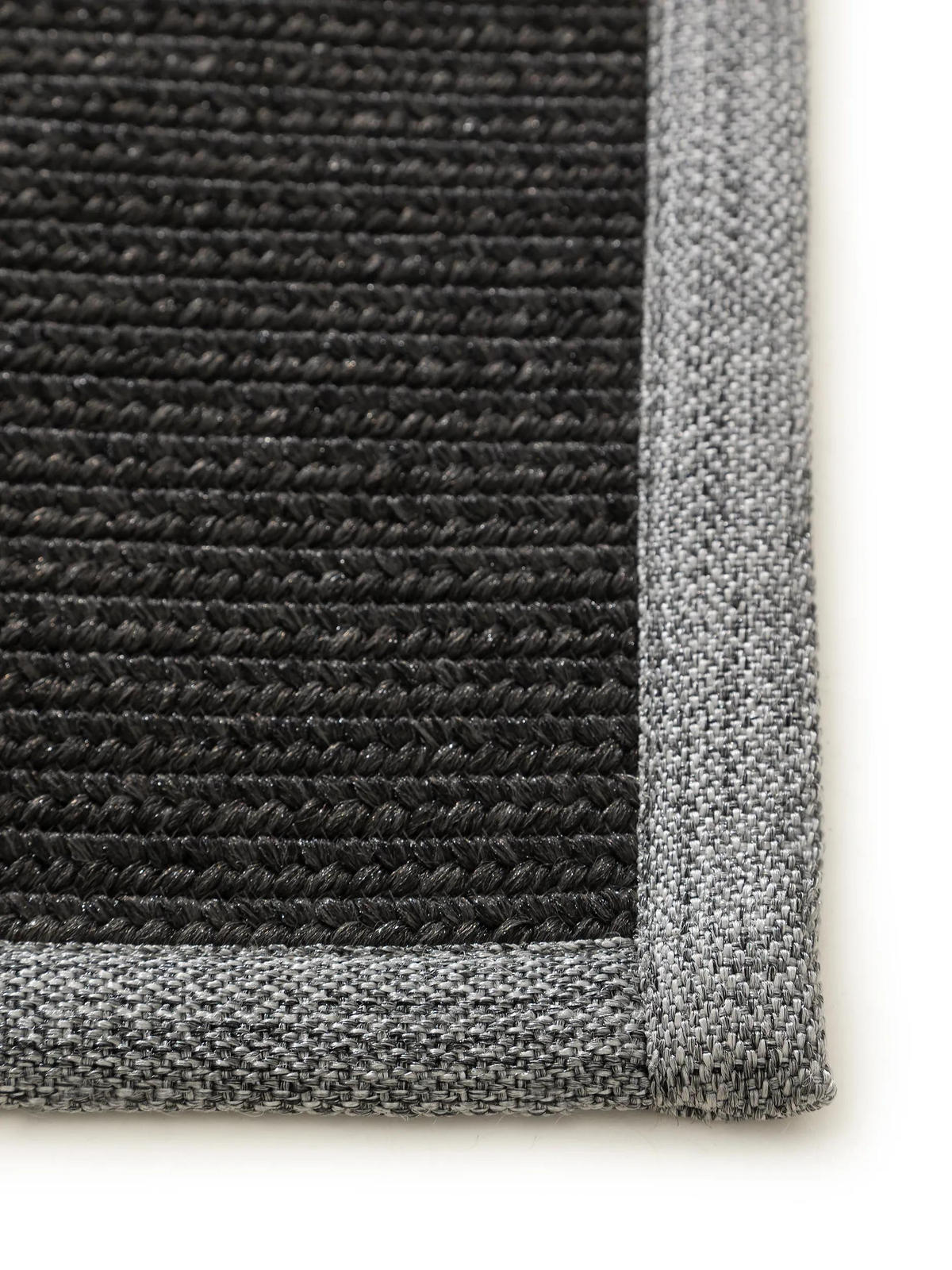 OUTDOORLÄUFER Nandi Schwarz 70x200 cm - Schwarz, Textil (70/200cm) - benuta Nest