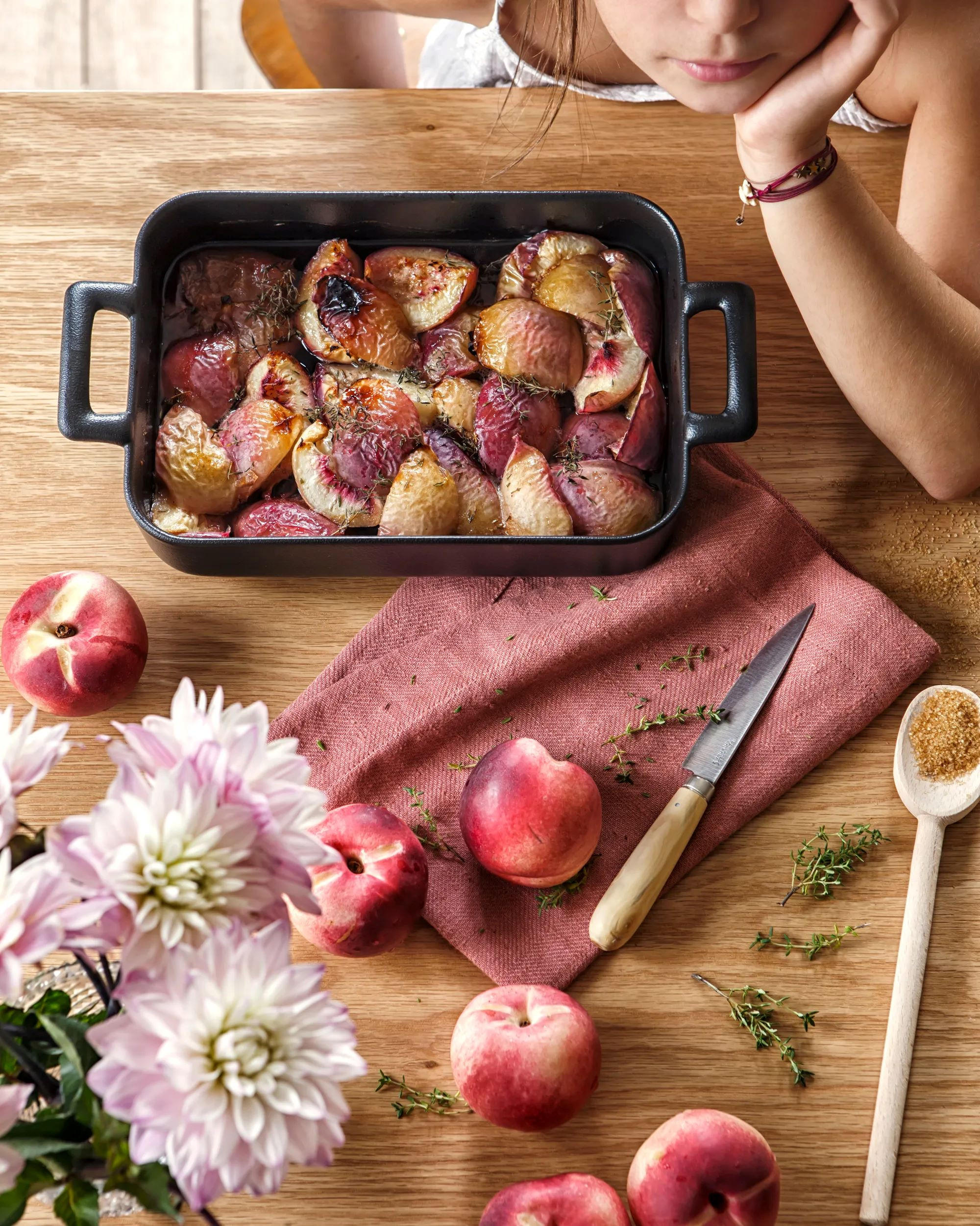 AUFLAUFFORM 45 cl RECHTECKIG Gusseisenoptik - Schwarz, Keramik (16/11/4.5cm) - Revol Porcelaine France