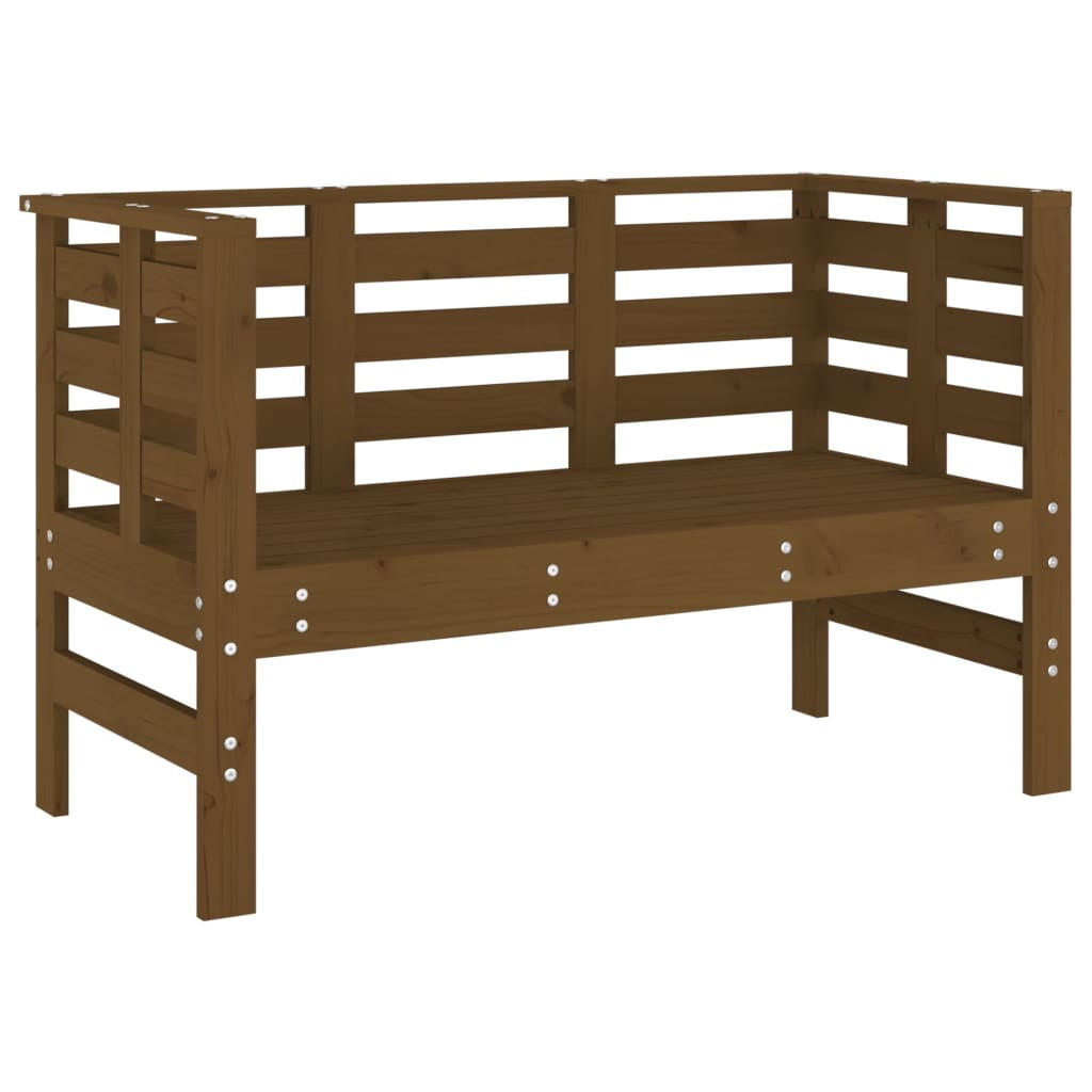 furnicato Gartenbank Braun 111.5x71x53 cm