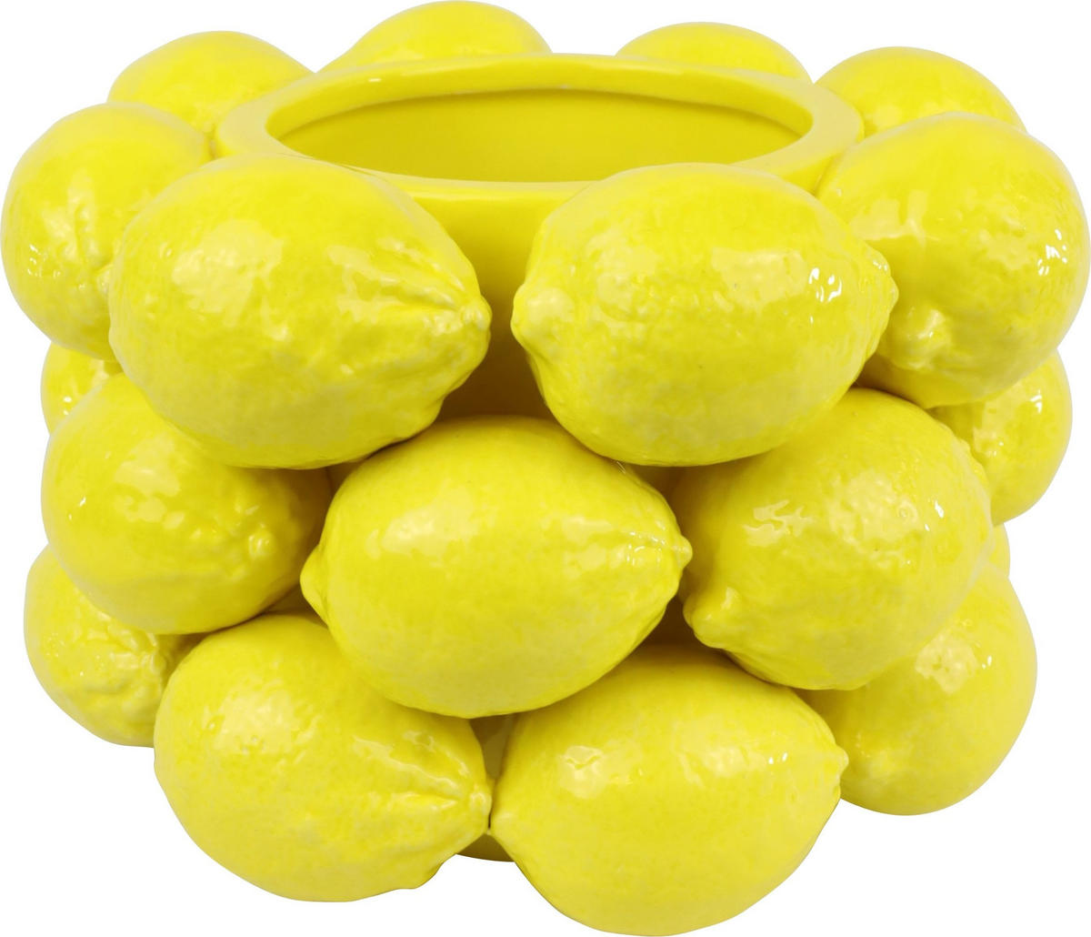 ÜBERTOPF Limone ø21 cm - Gelb, Keramik (21/14/21cm) - FURNARO