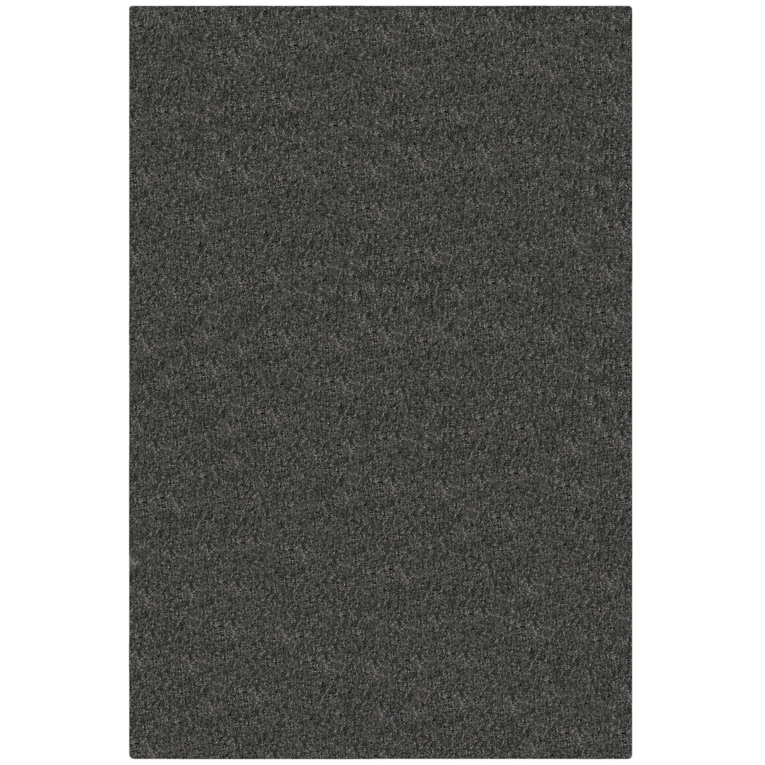 TEPPICH Hochflor Samt-Design, plüschig DOVEL, Anthrazit 120x170 cm - Anthrazit, Textil (120/170cm) - KADIMA DESIGN