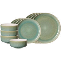 BASIC-SET Borneo grün 12er Set - Grün, Keramik (1/1/1cm) - Ritzenhoff Breker