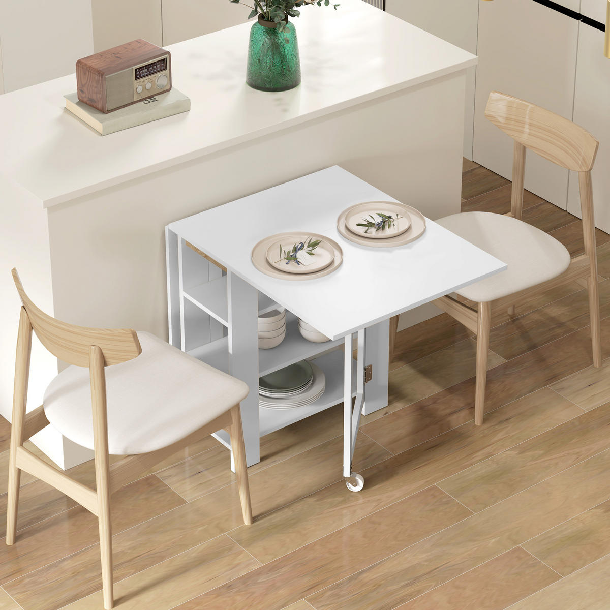 ESSTISCH Weiß 1 Stück - Weiß, Kunststoff (120/60/75cm) - GiPP