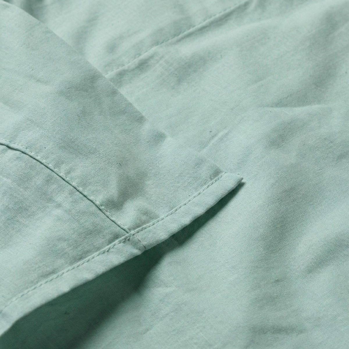 OBERBETTLAKEN basic 160x270 cm minze - Mintgrün, Textil (160/270cm) - Happy Friday