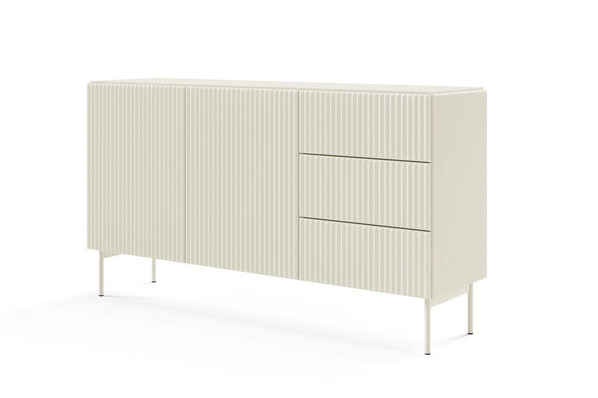 SIDEBOARD Tutti Kaschmir, Kombikommode - Kaschmir, Holzwerkstoff/Metall (147/81/40cm) - Bettso