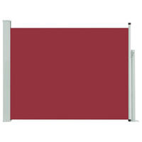 AUSZIEHBARE Seitenmarkise 140x500 cm Rot - Rot, Textil (500/140/500cm) - furnicato