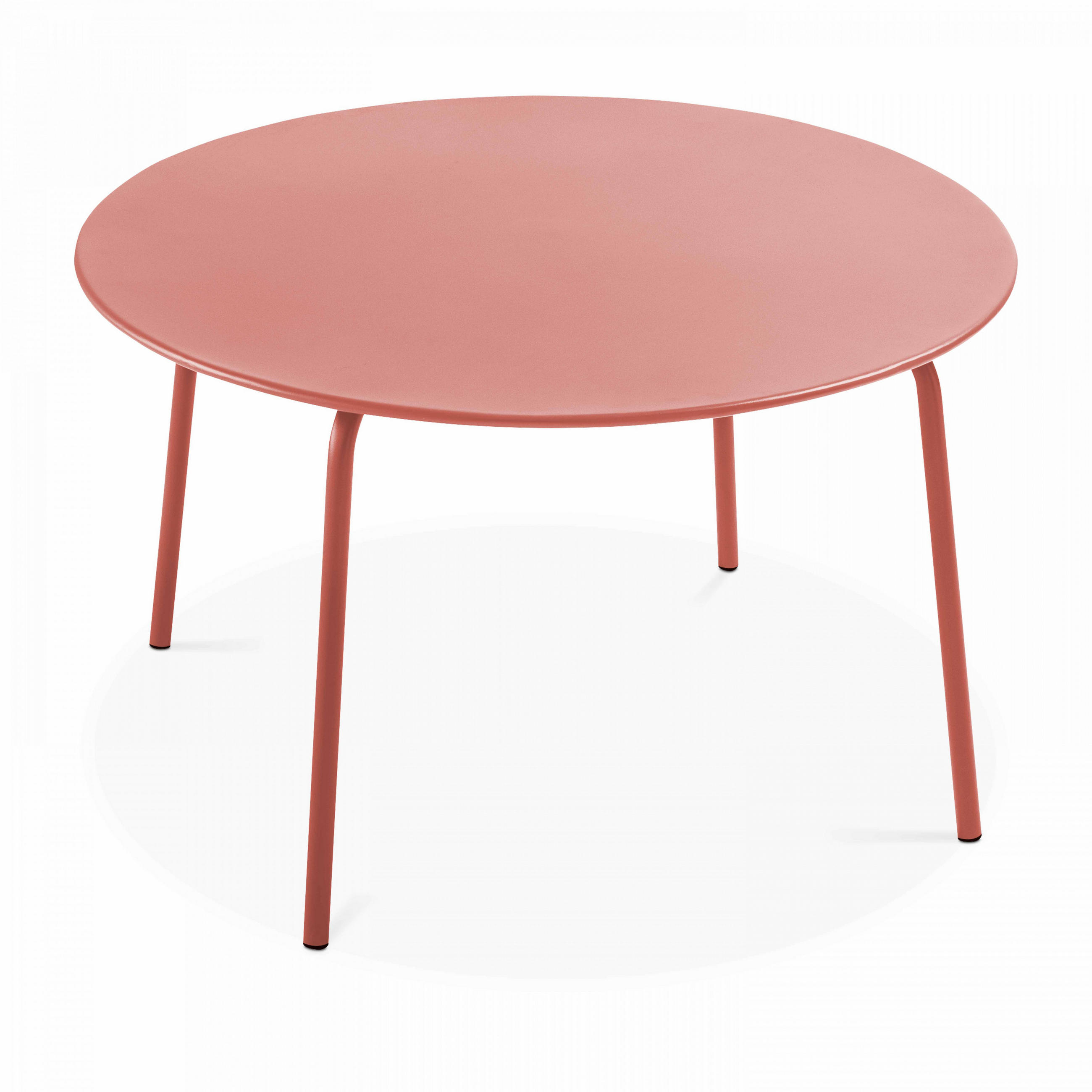 Oviala Gartentisch Pink 120x72x120 cm