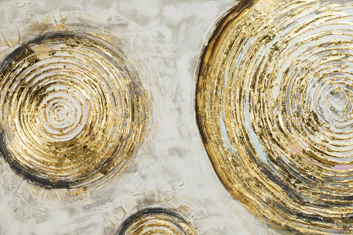 ACRYLBILD HANDGEMALT 120/60 cm - Braun, Holz/Textil (2.02/60cm) - KUNSTLOFT