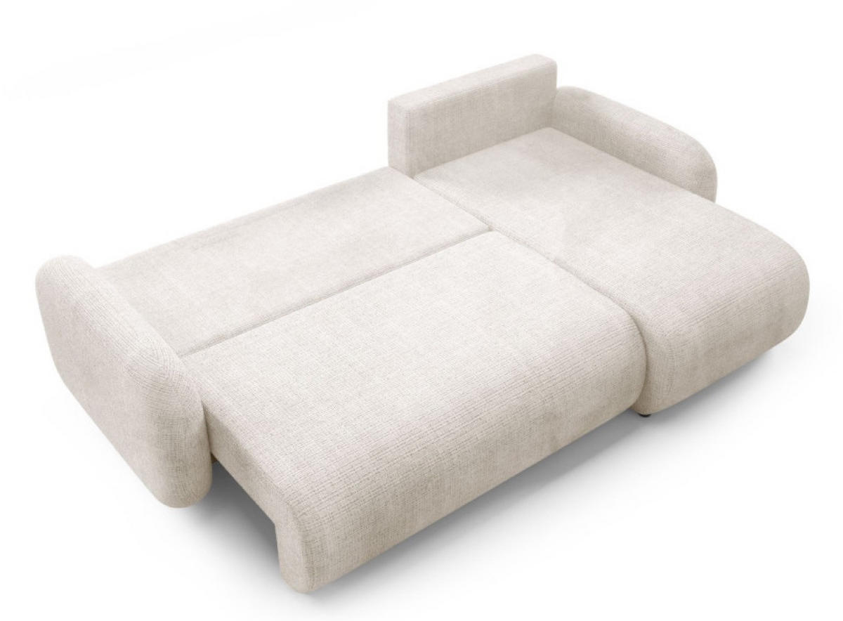 ECKSOFA Beige KOMA Mit Schlaffunktion - Beige, Textil (228/147cm) - Sepro Meble