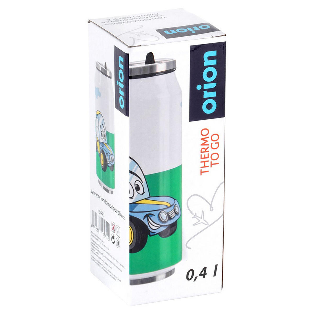THERMOBECHER Dose Auto 400 ml Mehrfarbig - Multicolor, Metall (0.4L) - Orion 
