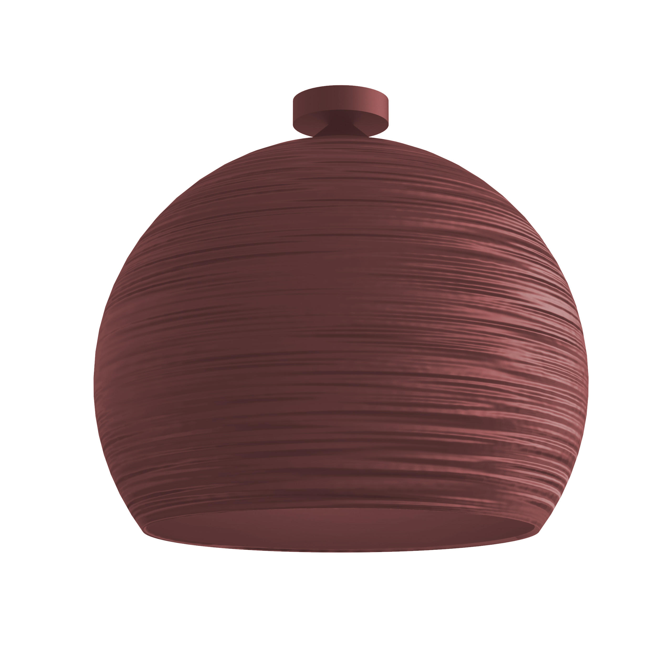 DECKENLEUCHTE - Rot, Metall (50/50/50cm) - Lumicom