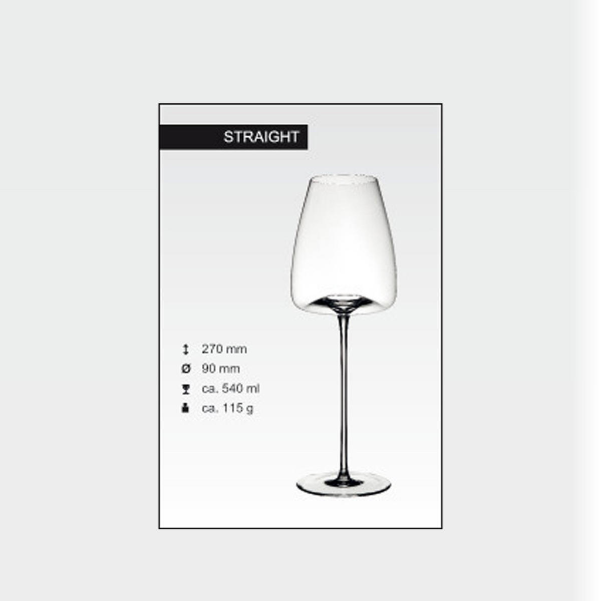 WEINSET Straight Eddy transparent 3er Set - Transparent, Glas - Zieher