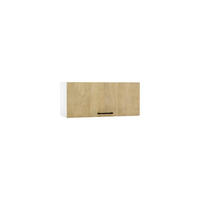 HÄNGESCHRANK W80OKGR - Dnoria - Praktische Aufbewahrungsidee - Eiche Artisan, Holz/Metall (80/36/30cm) - ROYAL24_MARKT