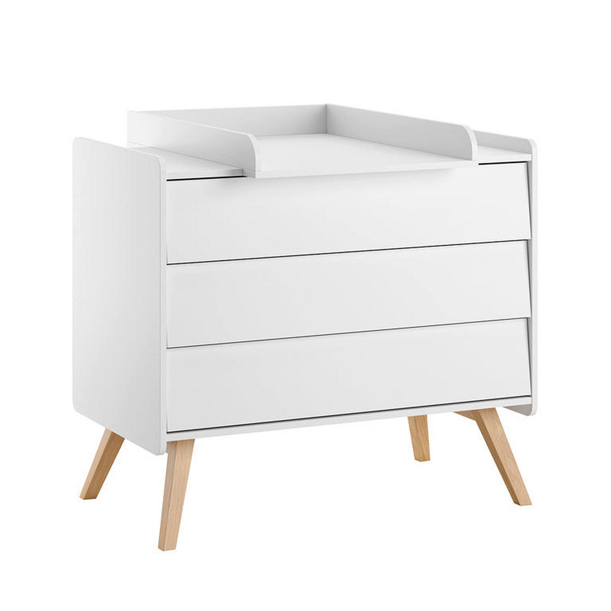 SOBA ZA BEBE 3-dijelniVintage Bijeli - bijela, drvni materijal (125/103/65cm) - Petits-meubles