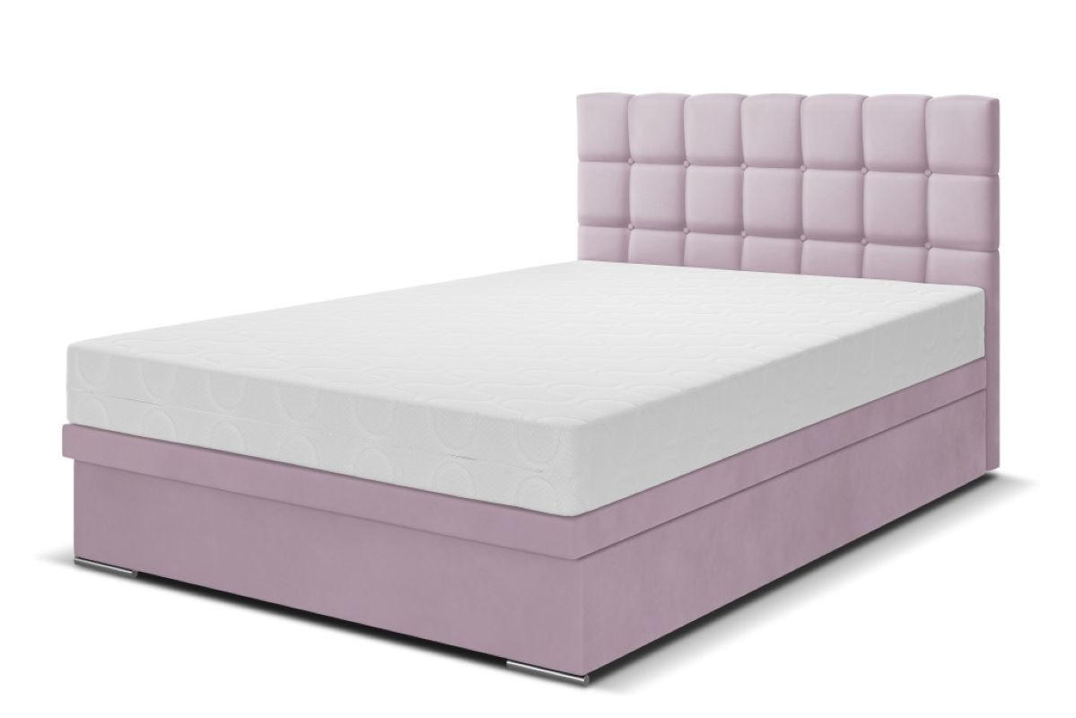 BOXBETT Venezia 160x200 cm mit Bettkasten, rosa - Rosa, Kunststoff (160/200cm) - Margaret Hadas24