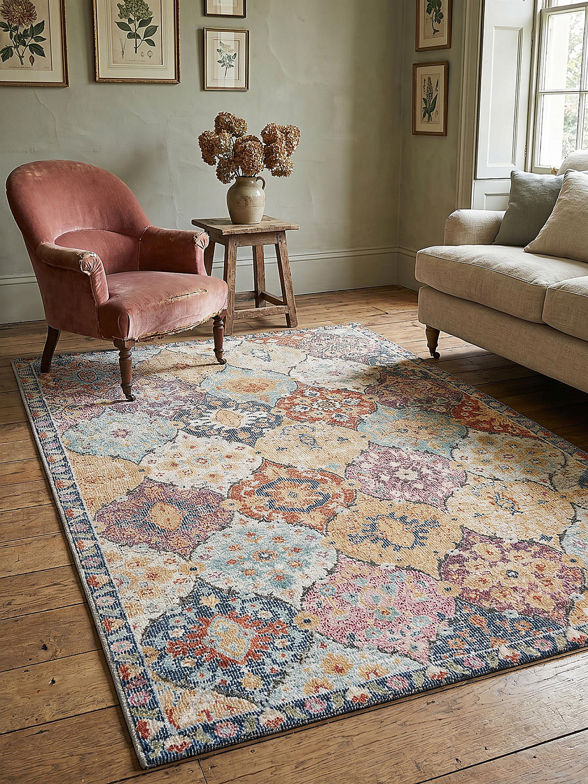 TEPPICH Outdoor Orientalisch LIMMAT Polypropylen Mehrfarbig 80 x 300 cm - Multicolor, Textil (80/300cm) - KADIMA DESIGN