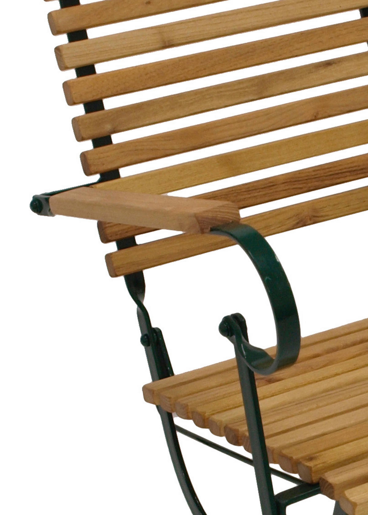 GARTEN-GARNITUR Bad Belzig 5-teilig aus Robinienholz, Stahlgestell Grün - Braun, Holz - TPFGarden