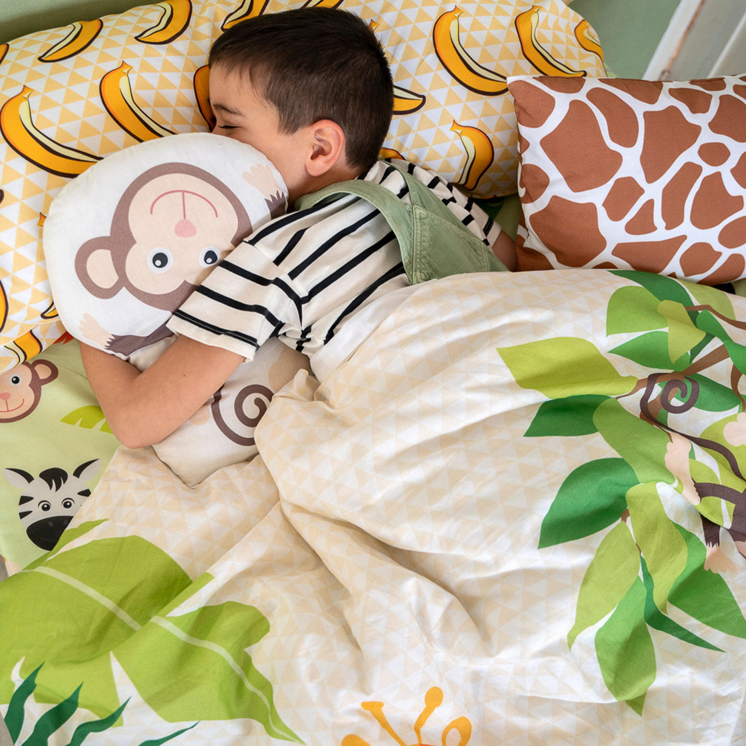 Thumbnail - Happy Friday Bettbezug, Mehrfarbig, Textil, Grafikmuster, 155x220 cm, Oeko-Tex®, Schlaftextilien, Bettwäsche, Kinderbett...