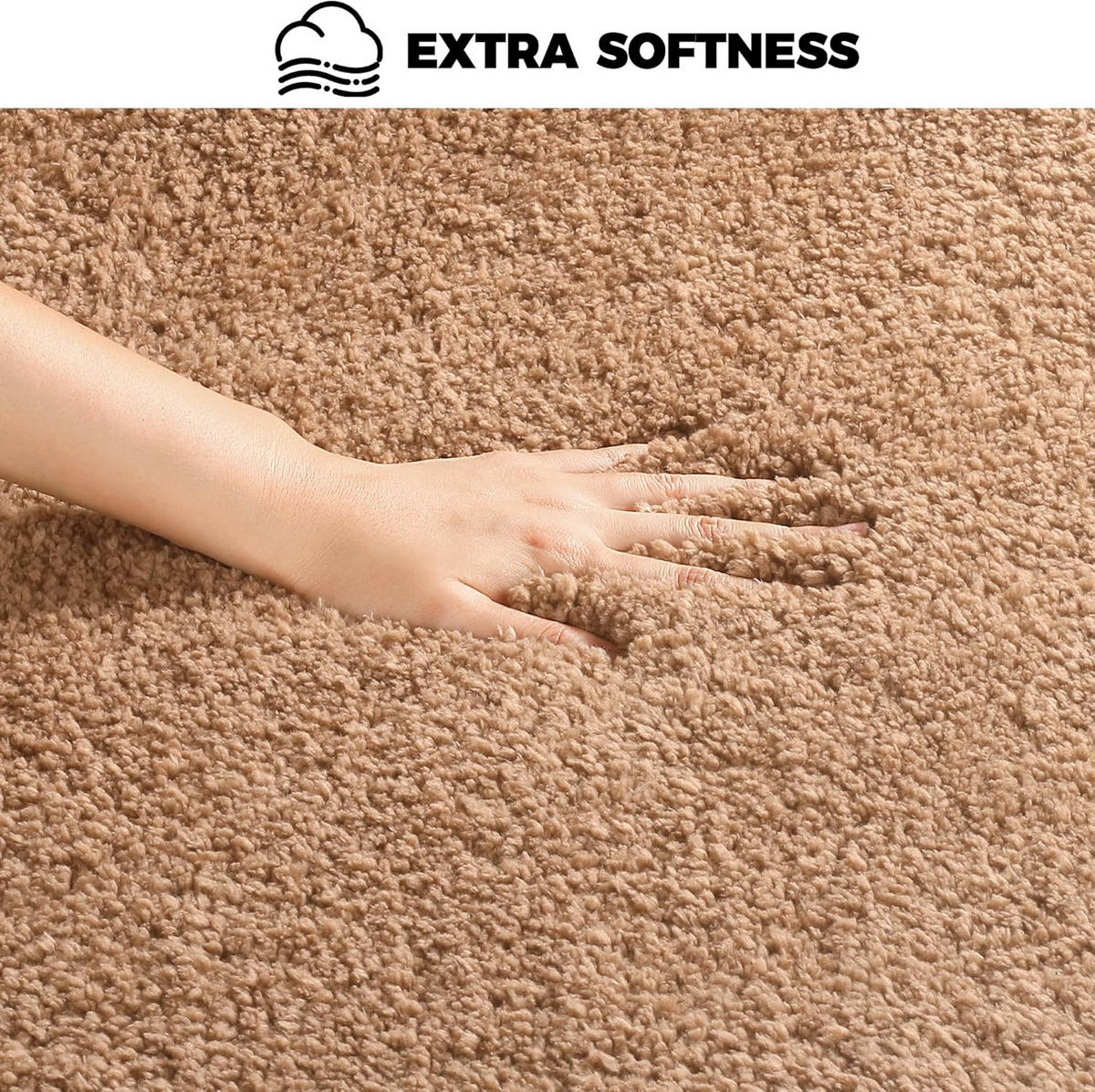 DUSCHMATTE – 40 x 60 cm – Braun - Braun, Textil (23/23cm)