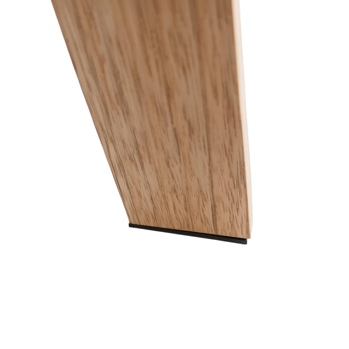 LESTEV naravna iz orehovega lesa 170/43/4 cm - svetlo rjava, les (43/170/4cm) - Relaxdays