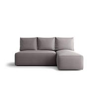 ECKSOFA mit Schlaffunktion SAVIO MINI Curio 83 Rechts - Grau, Textil (200/140cm) - Bedante