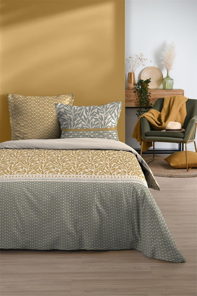 BETTWÄSCHE-SET Baumwolle Magdala 240/220 cm - Multicolor, Naturmaterialien (220/240cm)